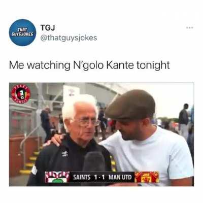 Our Ngolo kante is a machine