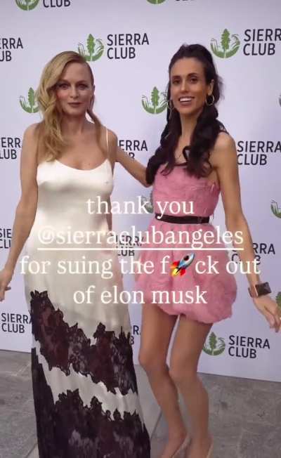 IG story 4.3.25 - video of Heather at the Sierra Club event with Liz Plank