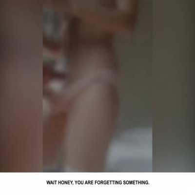 Daddy Does Make Sure That Daughter Doesn't Forgot Something