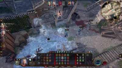 I don't think he wanted to fight... 