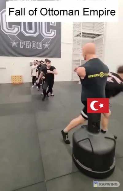 Fall of Ottoman Empire explained in 15sec