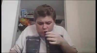 Guy Puts Firecracker In Mouth And Lights It Up