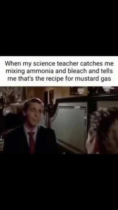 Sorry professor, won't happen again.