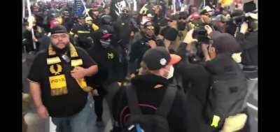 The Proud boys are out in DC