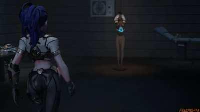 Tracer X Widowmaker Futa (Feizaisfm) [overwach]