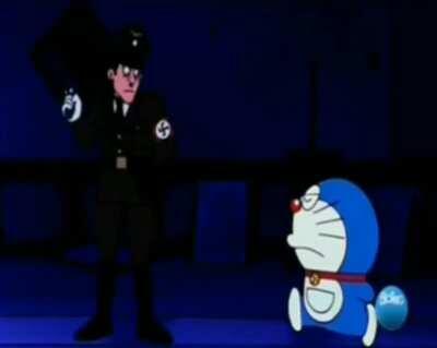 DORAEMOOON😭😭!!!11 Aunque tremenda facha al aparentar ser Hitler 😎🤟