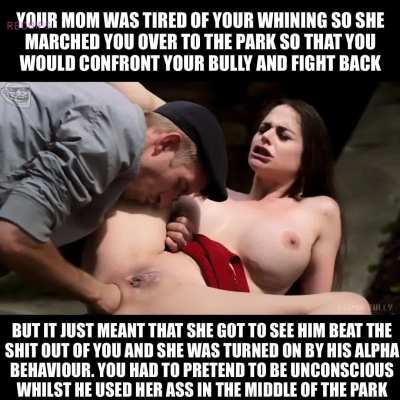 First he used his fist to beat the shit out of you, then he used it to fist your mom's asshole in public...