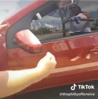 Some asshole left their kid in the car