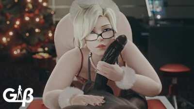 Mercy's gift for her long time patient (GeneralButch) [Overwatch]