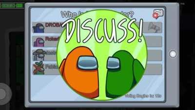 Playing Among Us with the enemy team during a game of siege!