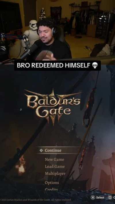 Matcrackz (viral Spiderman shoulda won guy) plays BG3 