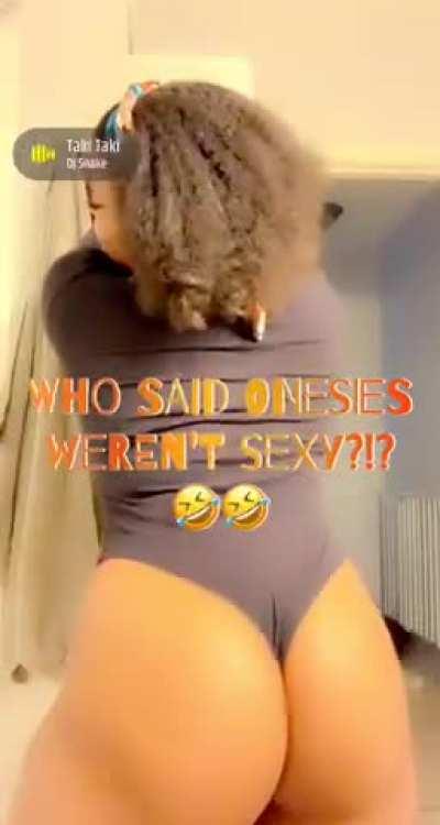 Just a little wiggle in my onesie