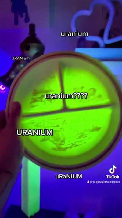 oh y’know… just some vintage children’s plates made with uranium 😀☢️