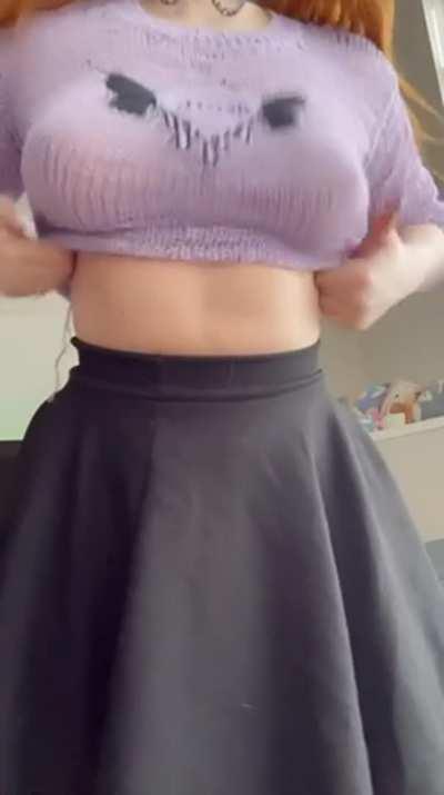 Rule number one with a ginger goth girlfriend is she always goes on top