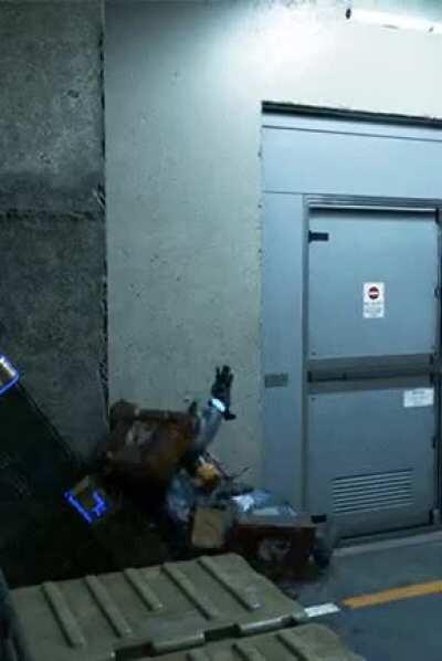 When Sam loses his balance