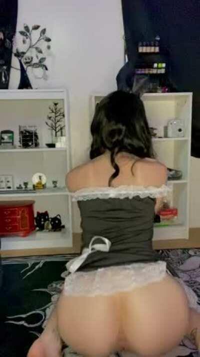 Do you like when I clean the house like this daddy?