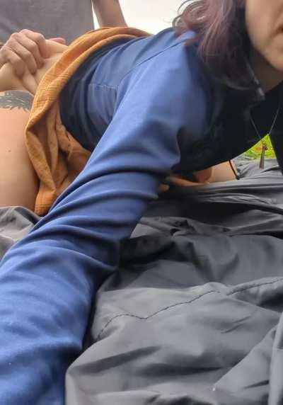 Had to be a little sneaky at the park