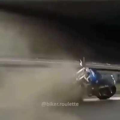 Trying to cross your legs while doing a wheelie results in a 2 for 1 deal