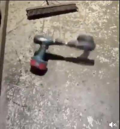 OMG NO THE DRILLS ARE FIGHTING