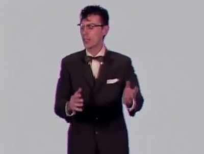 David Byrne talks about sex but it's cursed and has once in a lifetime in the background