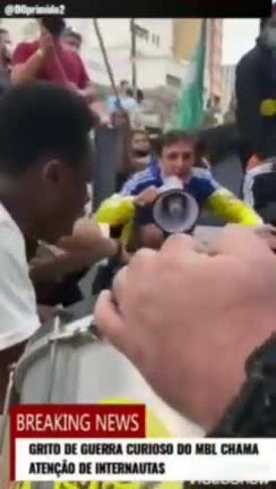 Muito estranho esse grito de guerra do MBL