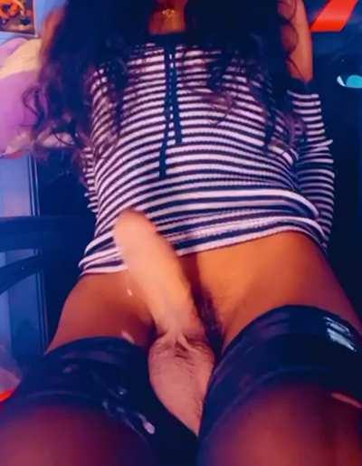 Would you ever let a girl with a cock creampie you? ❤️