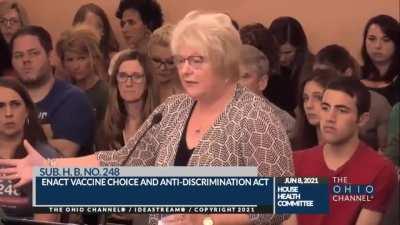 Ohio House Health Committee hears testimony from insane anti-vaxxer (Magnets, spike protein, 5G.. Whole 9 yards)