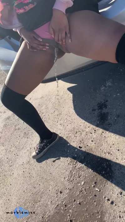 Exploding in the parking lot!!