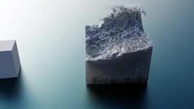 Fluid in invisible boxes