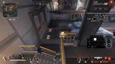 Nifty Repulsor wallbounce to quickly get on the stairs from the lower side.