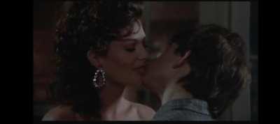 Ilan Mitchell-Smith and Kelly Lebrock