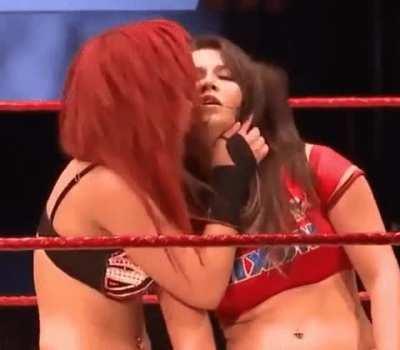 Nixon Newell (Tegan Nox) knocked out and licked