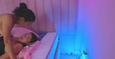  Curly Haired Latina gets Spitroasted [2/2] 