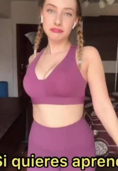 Baile en ropa de deporte