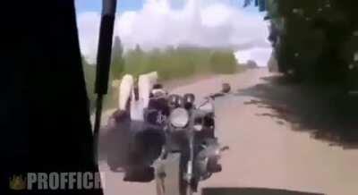 WCGW towing a bike