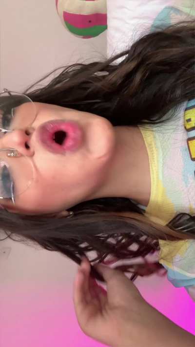 It's not hard baby, you just have to open your mouth okay