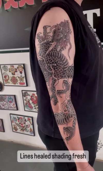 2nd and final session done - Alex Dee @ Cry Baby Tattoo, Sheffield