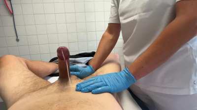Semen Blockage Treated by Nurse - 5 Ruined Orgasms
