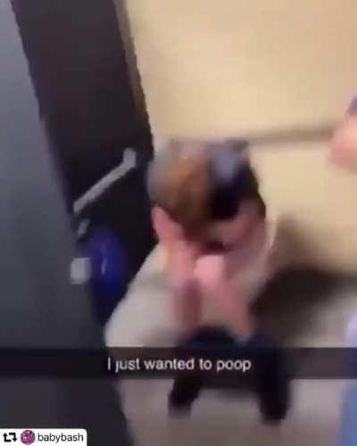 Can't a guy shit in peace?