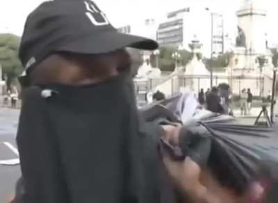 Fue a protestar en contra de la reforma laboral pero no sabía que era