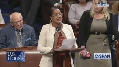 Rep. Hayes: Every provision in this program is cruel and they know it. That's why none of them spoke on it in committee. That's why they have no response. That's why they don't hold town halls. That's why they don't answer questions. All they do is tweet,