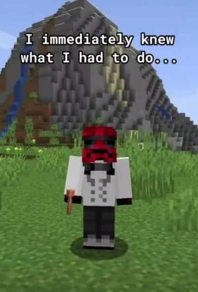 Thanks, I hate the entire game of Minecraft.