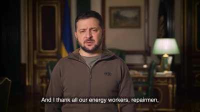 President Zelensky's Latest Address. 07/12/22. Duration 5m31. English Subtitles.