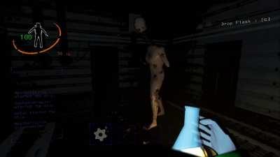 My friend's fear went from 0 to 100 real quick here.