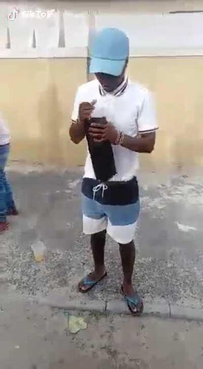 A moment of silence for him