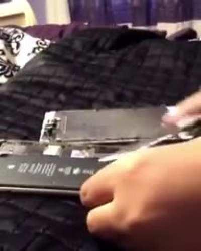 Shaky cam jump scare