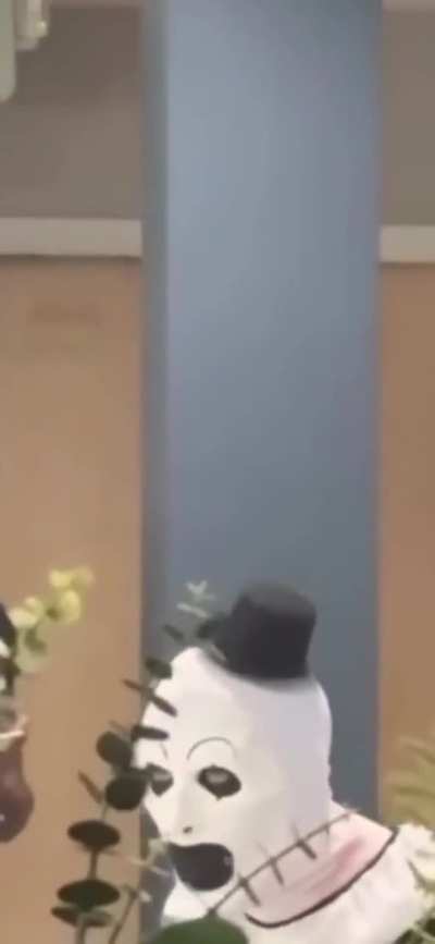 Art eating lunch between filming