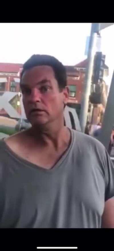 Drunk protester has the answer