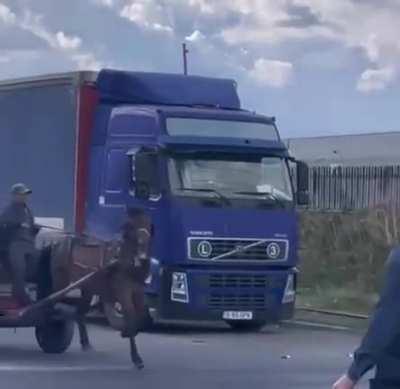 High speed chase in Romania