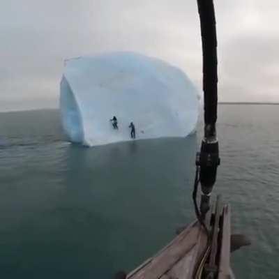 Climbing an iceberg...